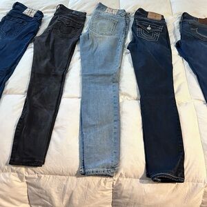 True Religion Denim Jeans Collection Lot of 5